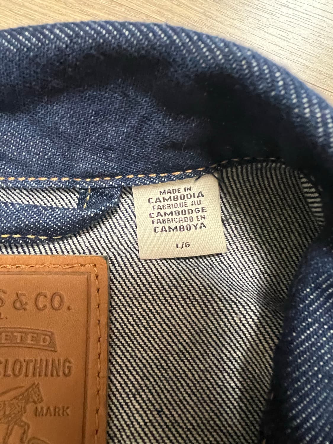 리바이스 오리지널 트러커 자켓 다크 인디고 상품이미지6