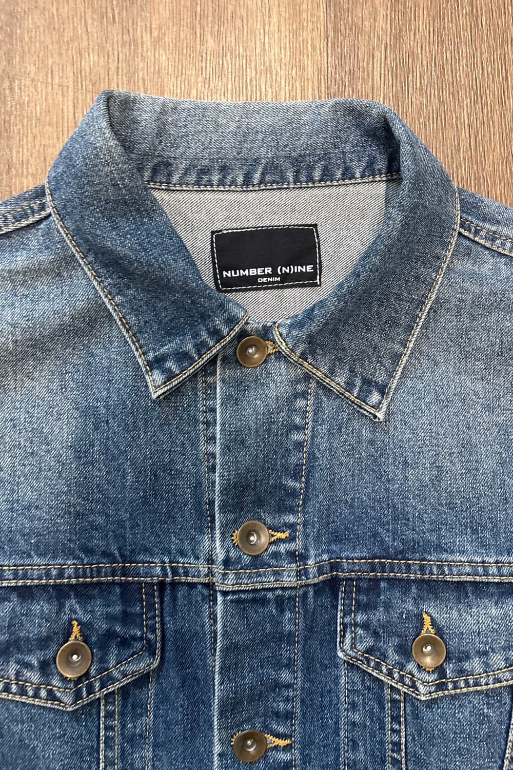 Number (N)ine Washed Denim G-Jacket 상품이미지8