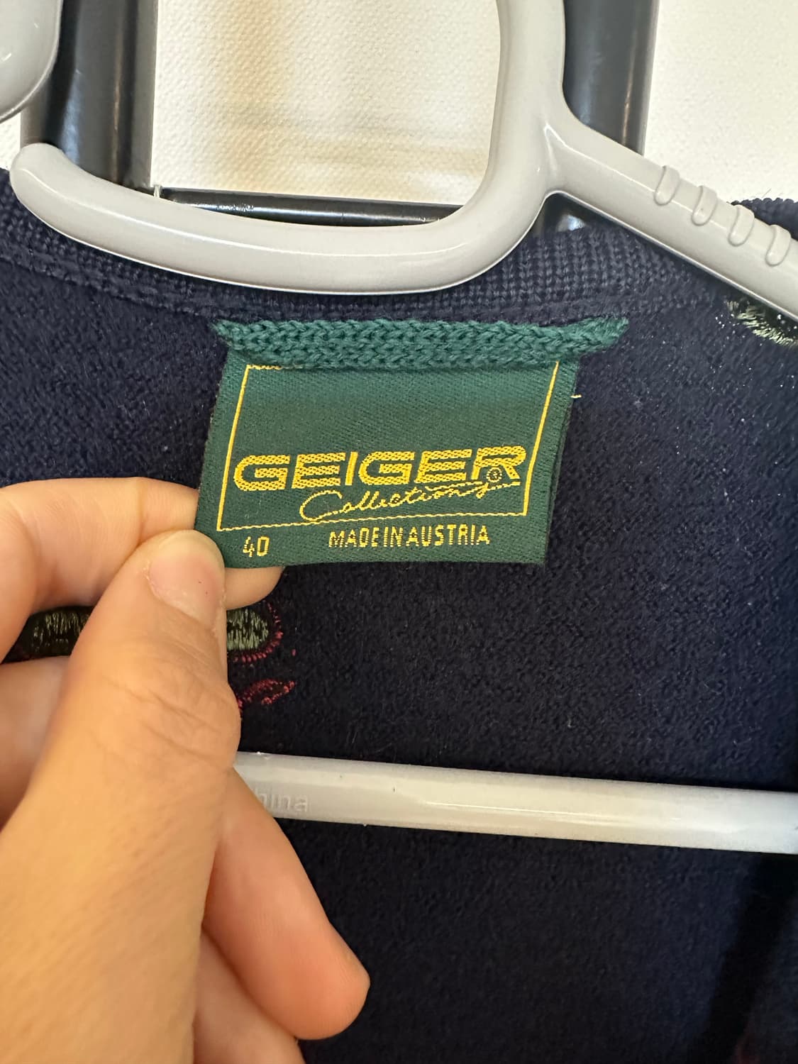 GEIGER 가이거 여성 자수 가디건 오스트리아 - 40사이즈 상품이미지10