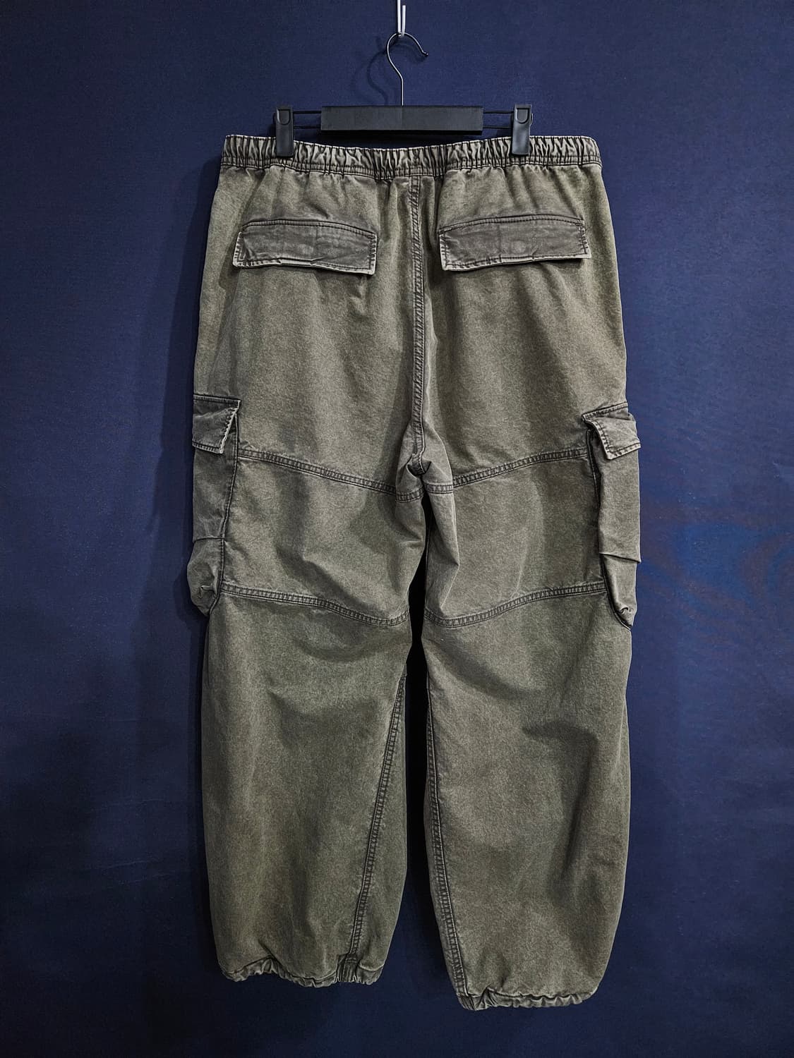 H&M 에이치앤엠 멜란지 카키 남성 허리 36 카고팬츠  상품이미지2