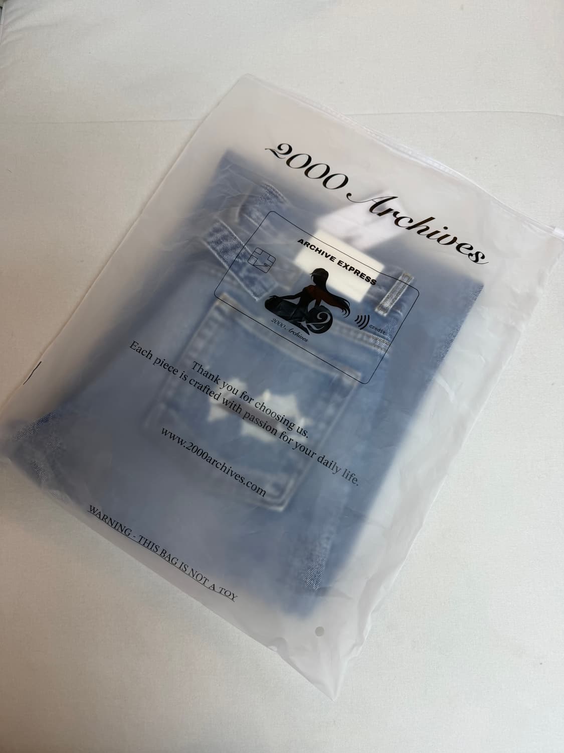 2000아카이브스 SNYDER WIDE DENIM (BLUE) 상품이미지4