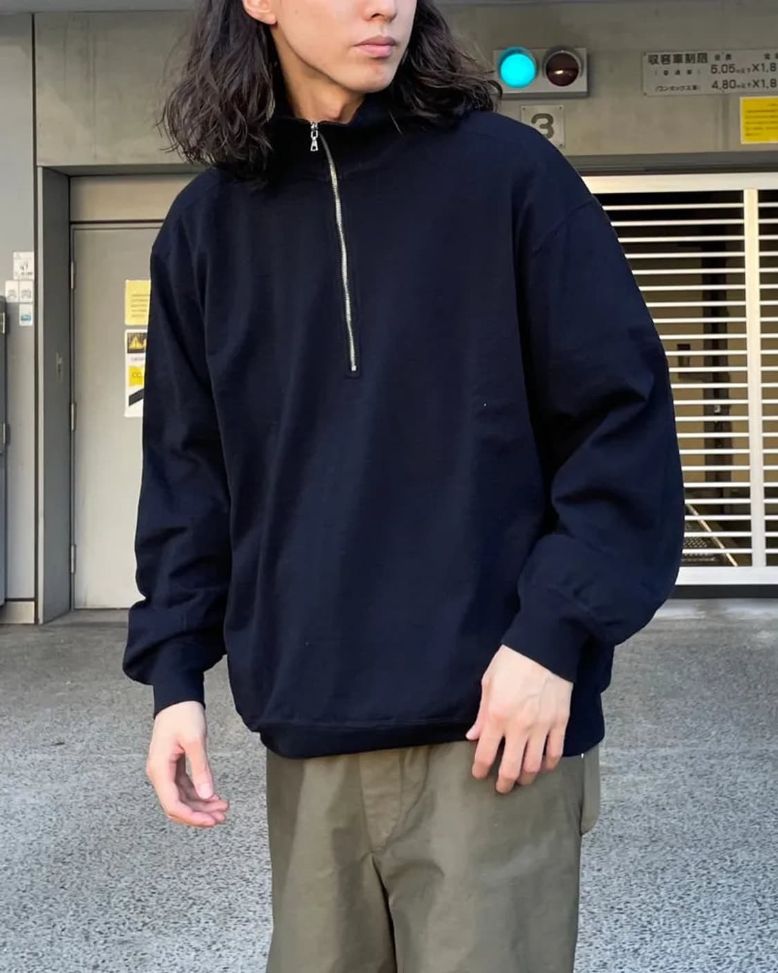 블럼스 blurhms 코튼 실크넵 하프 집업 상품이미지2