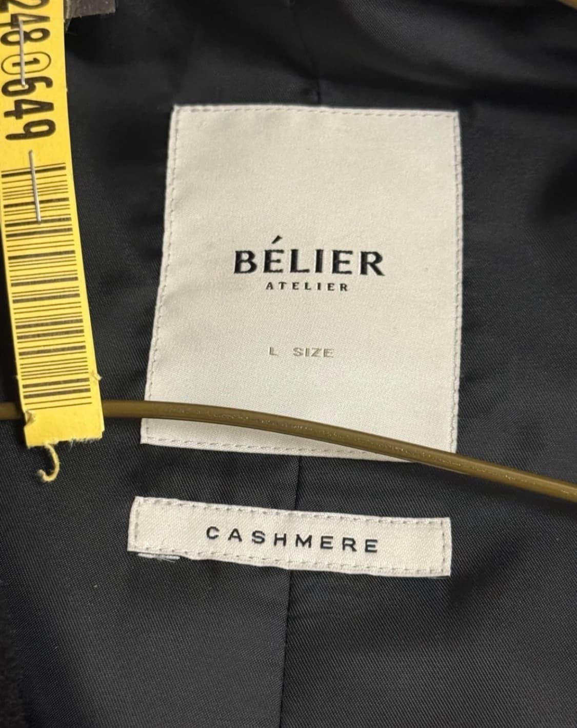 벨리에 캐시미어 코트 (L) 상품이미지3
