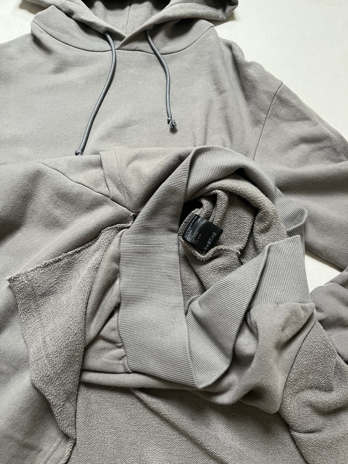 언더커버 백 셔링 플레어 후드 Undercover 레이어드 후드 상품이미지6