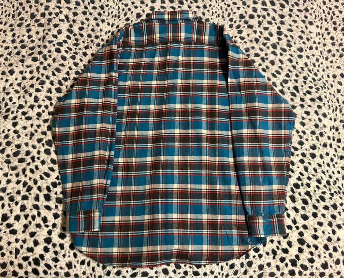 리바이스 오렌지탭 체크 셔츠 M / 100 남녀공용 L 빈티지 상품이미지7