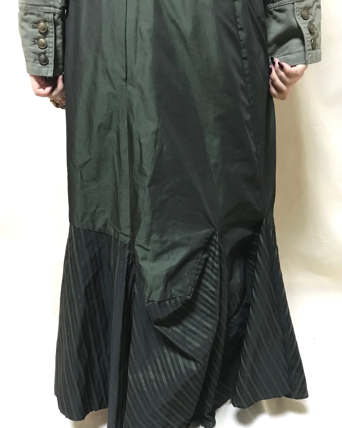 TROIS ONZE CING 언발란스 셔링 스커트 상품이미지3