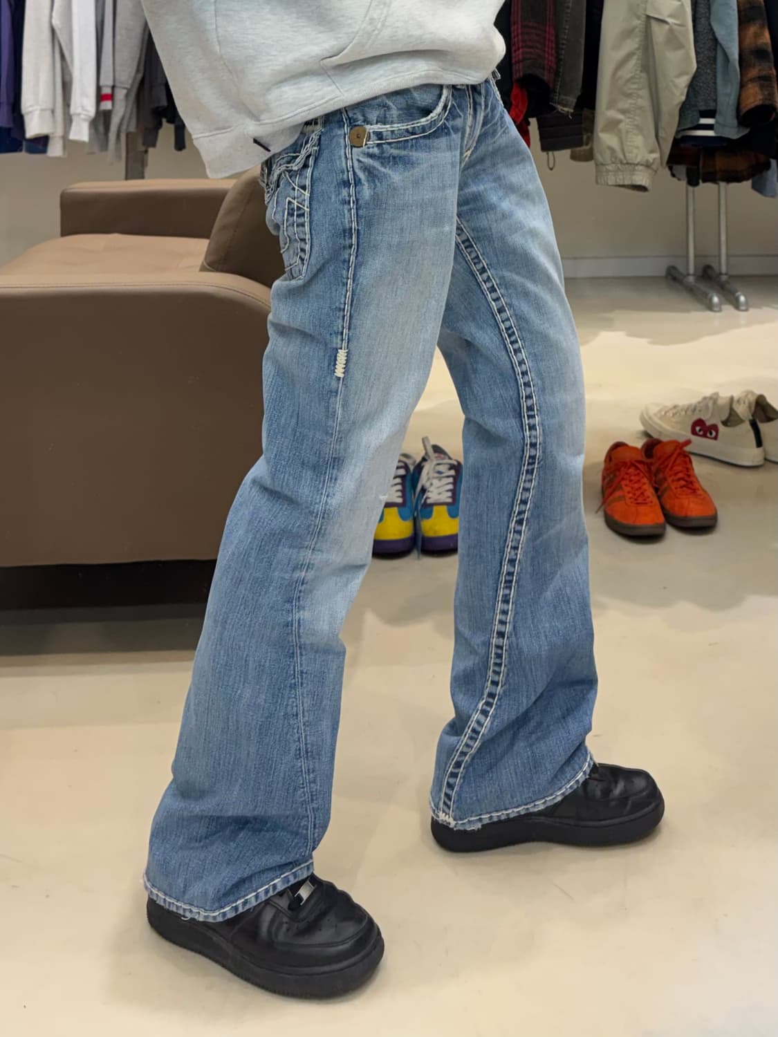 트루릴리젼 BILLY SUPER T 데님팬츠 상품이미지8