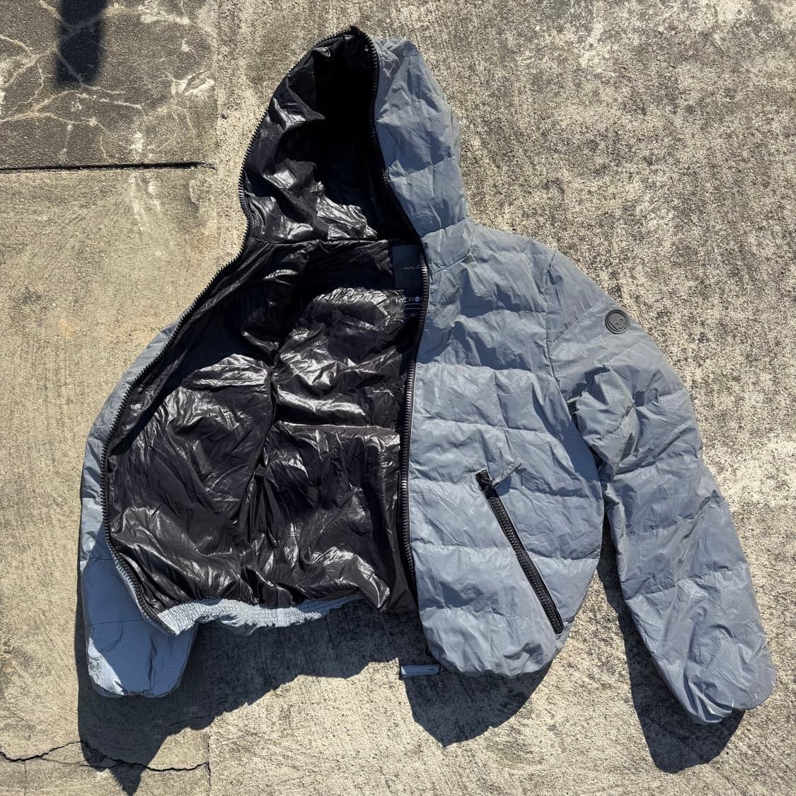 [XL] Duvetica X Hydrogen 리플렉티브 후드 패딩 상품이미지5