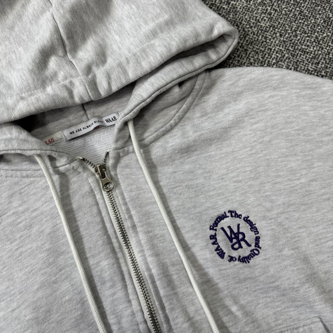 와르 크롭 후드집업 상품이미지5