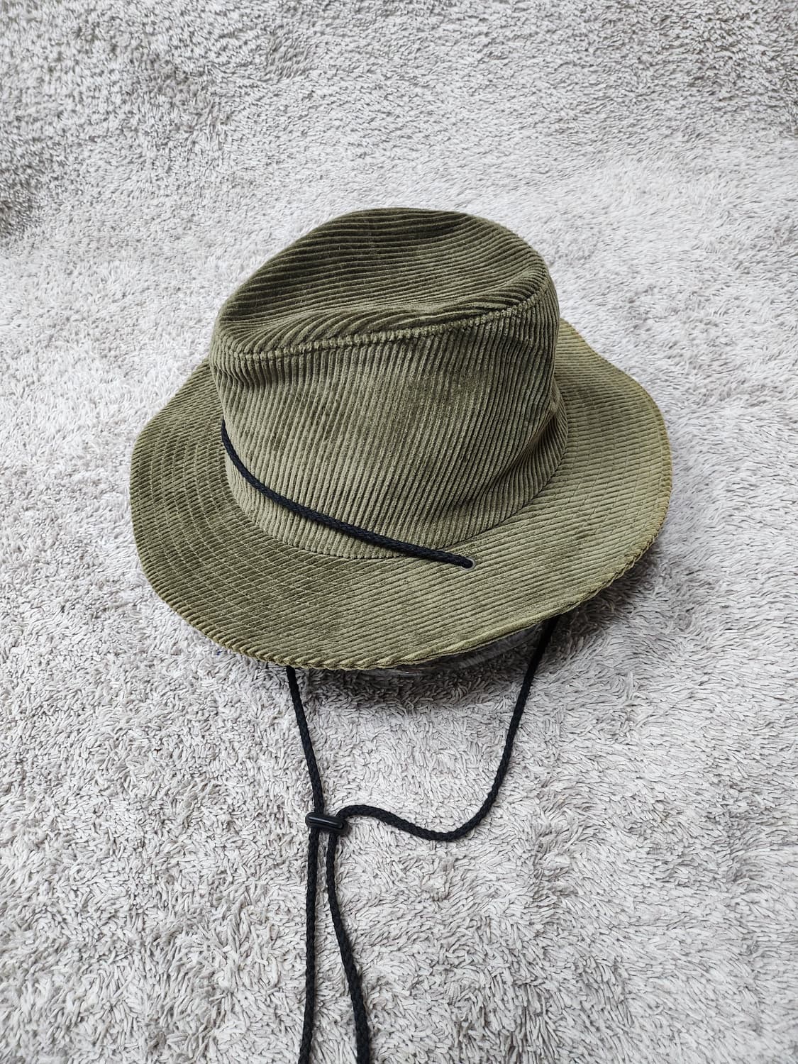 코듀로이 벙거지 모자 카키 새제품 상품이미지4