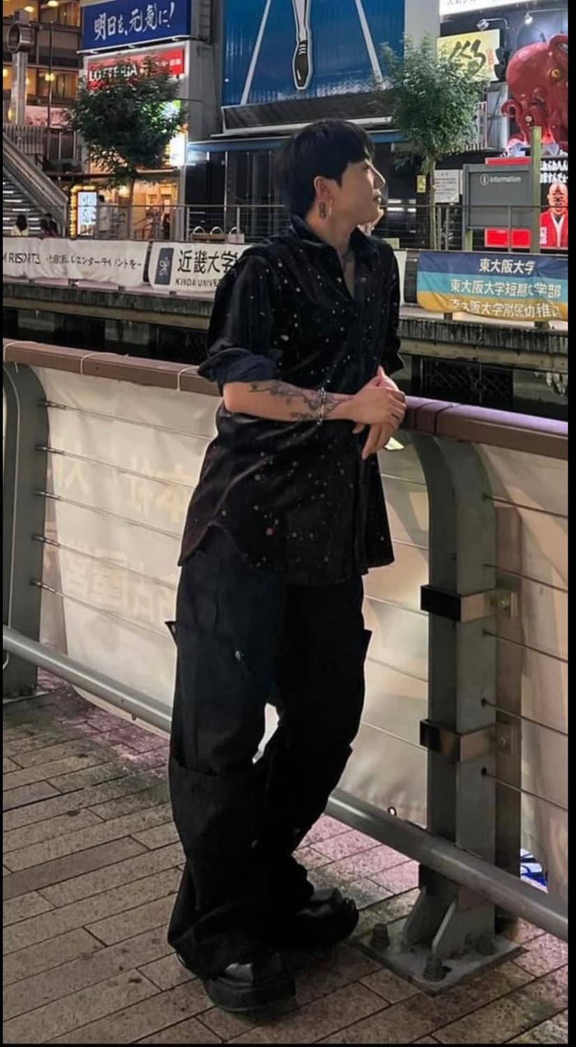 써저리 리버스 4포켓 카고팬츠 블랙 L 상품이미지7