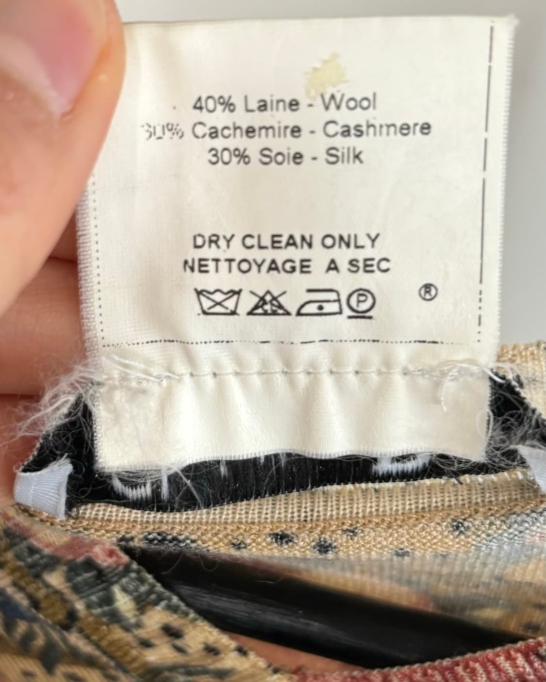 크리스찬 디올 플라워 빈티지 브이넥 니트 상품이미지8