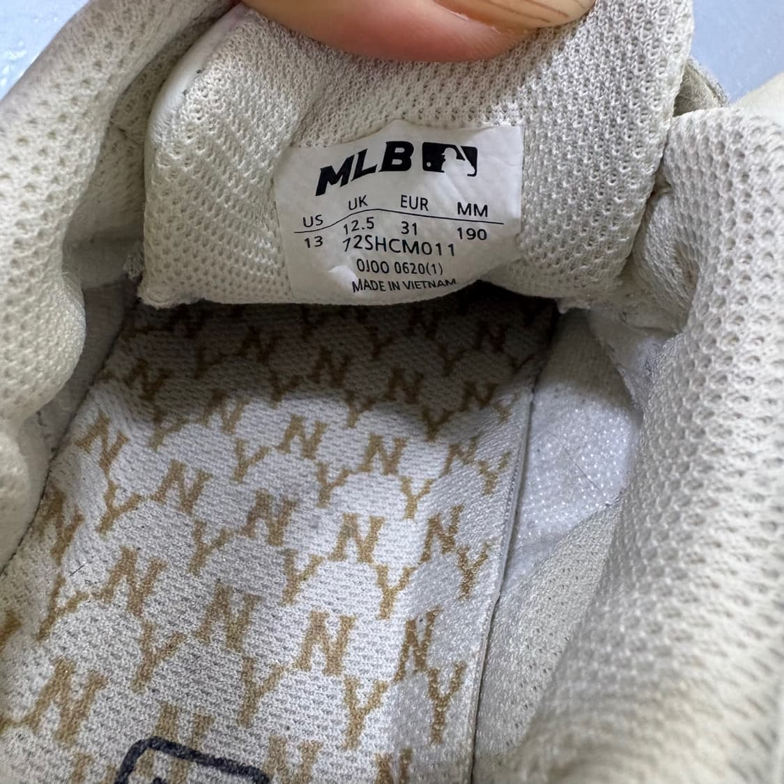 190 MLB 키즈 뉴욕 양키스 운동화 0423J 상품이미지8