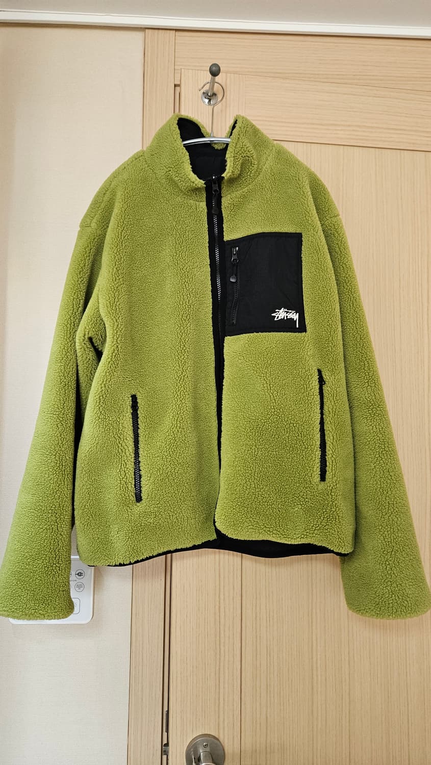 스투시 쉐르파 리버서블 자켓 모스그린 L 상품이미지1