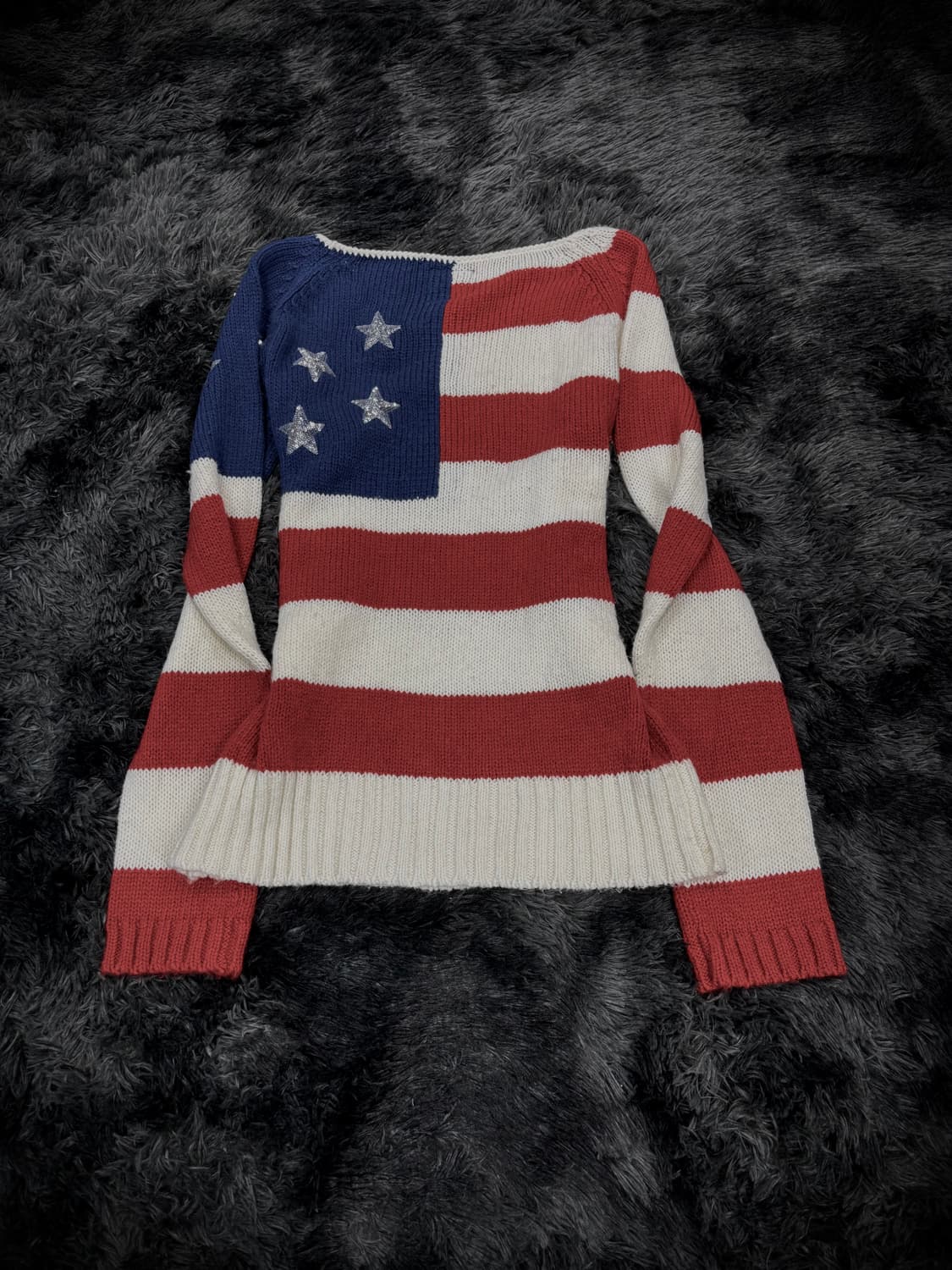 Glad News 성조기 니트 상품이미지2