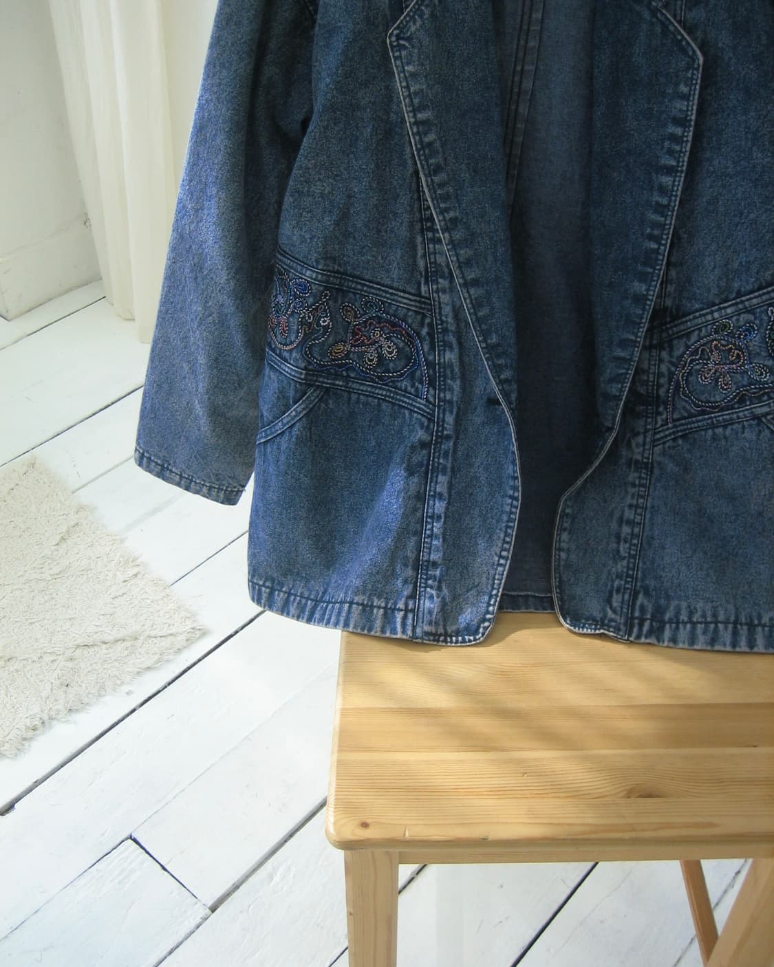 [Vintage] Embroidery Denim Jacket 상품이미지7