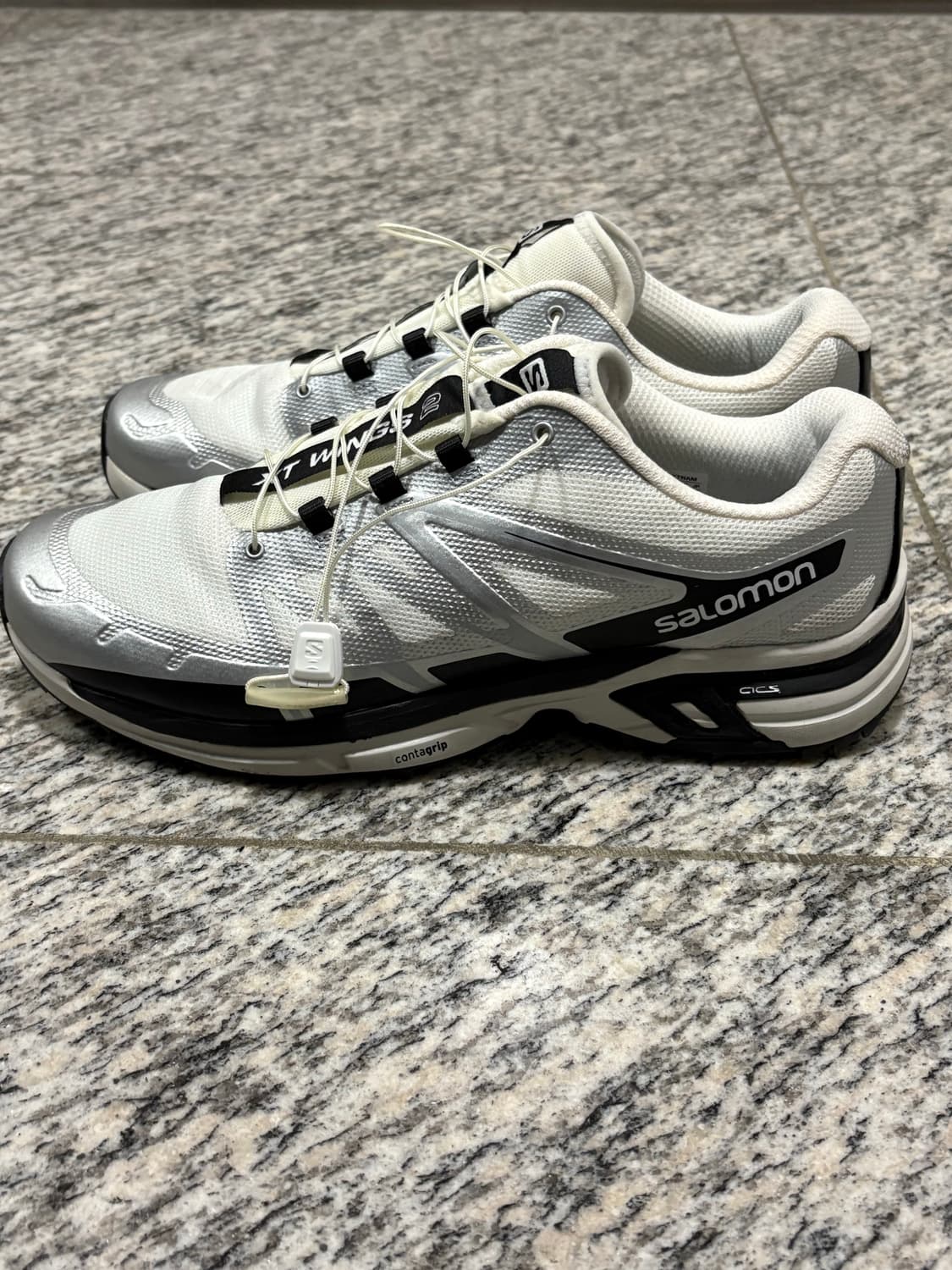 [신발]살로몬 XT Wings 2 화이트 실버 트레일 러닝화 상품이미지3