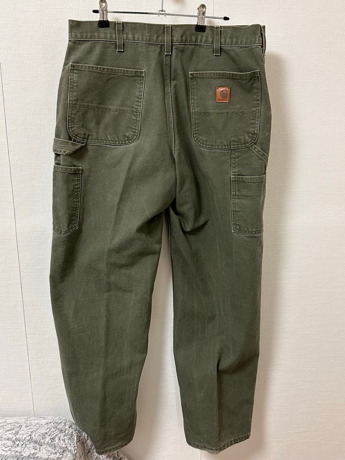 칼하트 빈티지 b11 카펜터 워크 팬츠 모스그린 34-36 상품이미지2