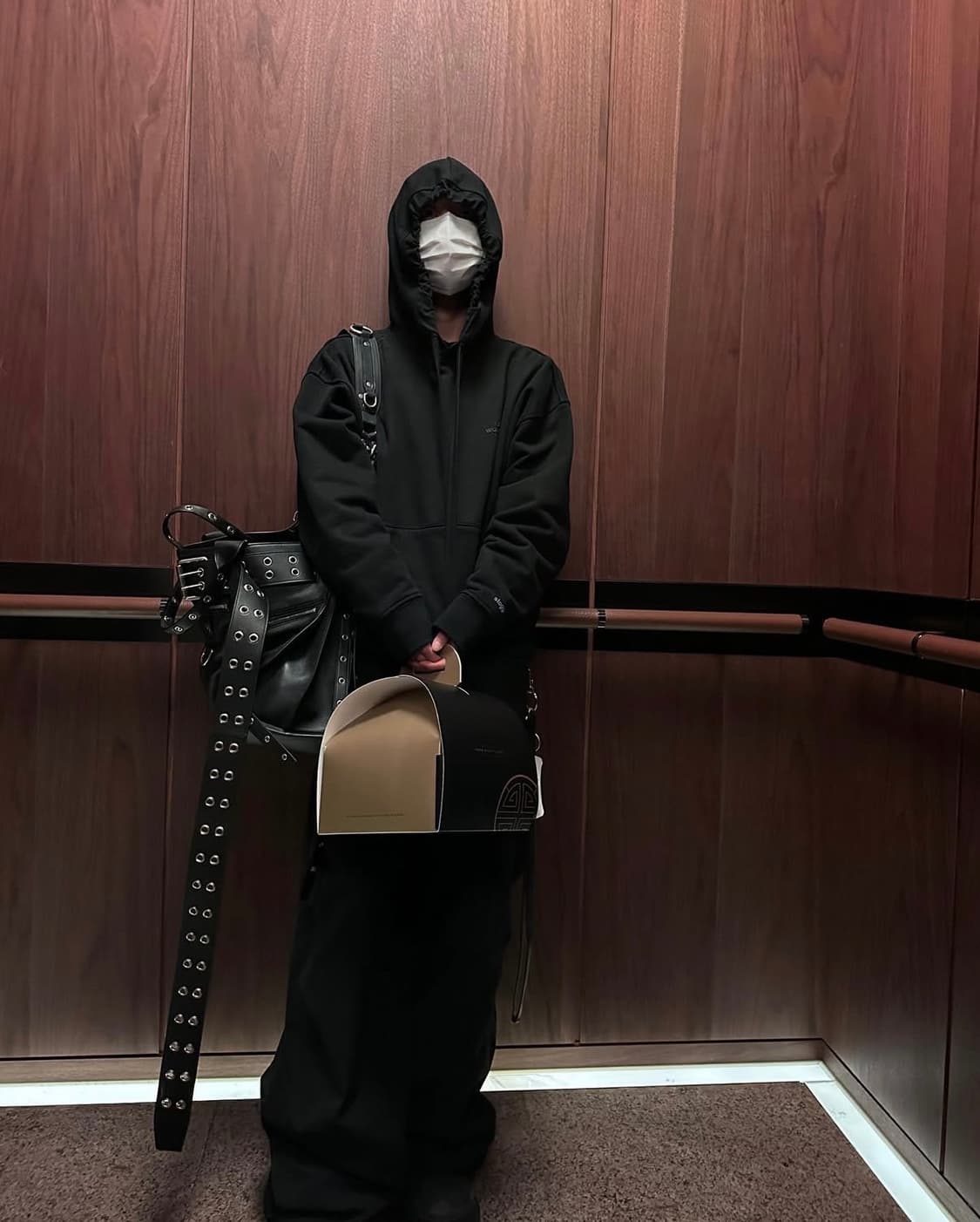 [S] 032c x sloggi 후드 블랙 상품이미지1