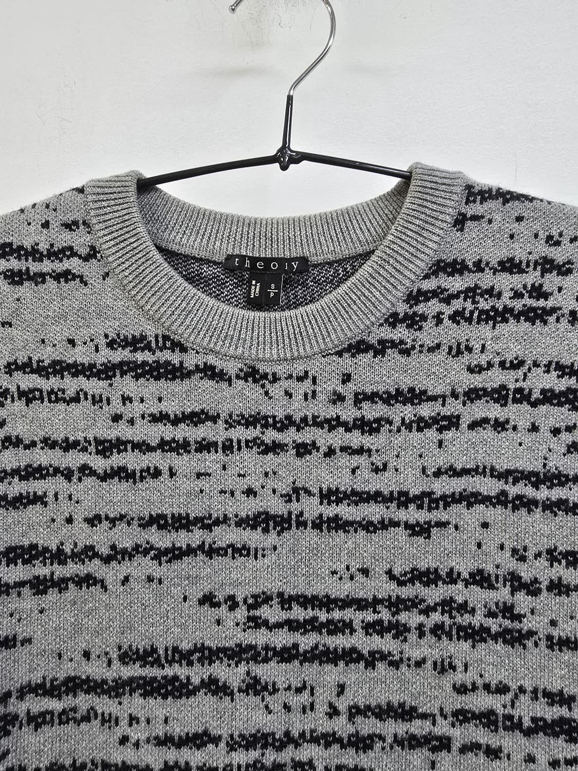 띠어리 모100% 니트티 그레이 상품이미지2