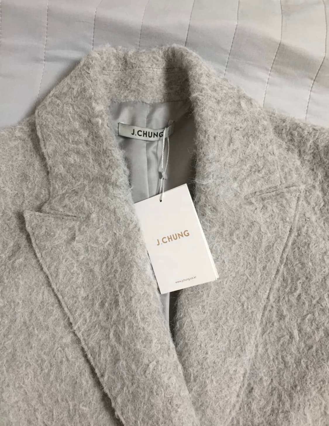 제이청 Hairy Wool Tailored Half Jacket (택O) 상품이미지5