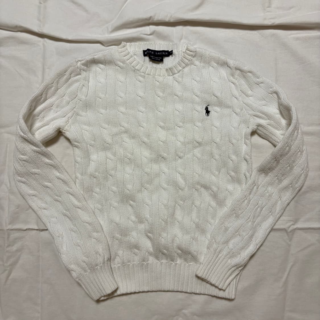 폴로 꽈배기 니트 핀터깔 xs 상품이미지1