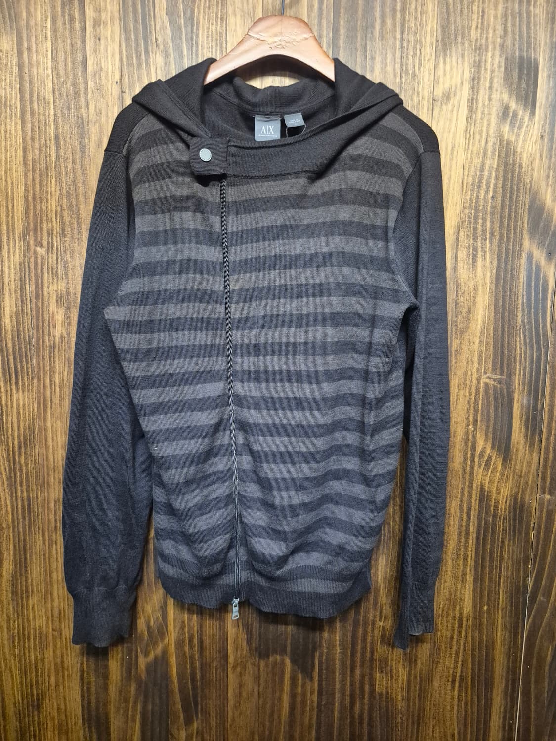 ARMANI EXCHANGE STRIPE HOODIE ZIPUP  상품이미지2