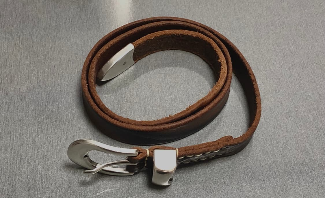 Our Legacy Belt 2cm Leather Brown 상품이미지2