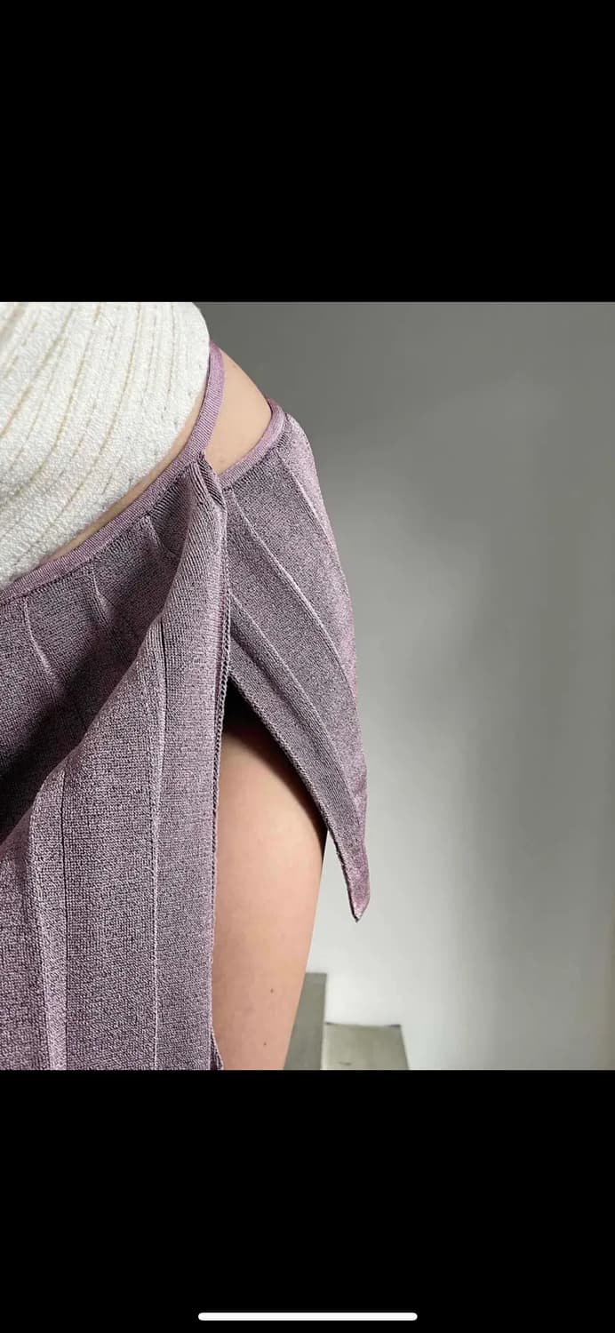 Isa boulder 퍼플 미니 랩스커트 / S 상품이미지2