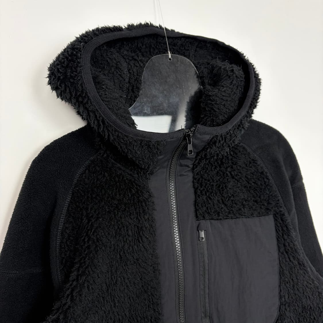 유니클로 화이트 마운티니어링 플리스 후리스 후드 자켓 집업 상품이미지2