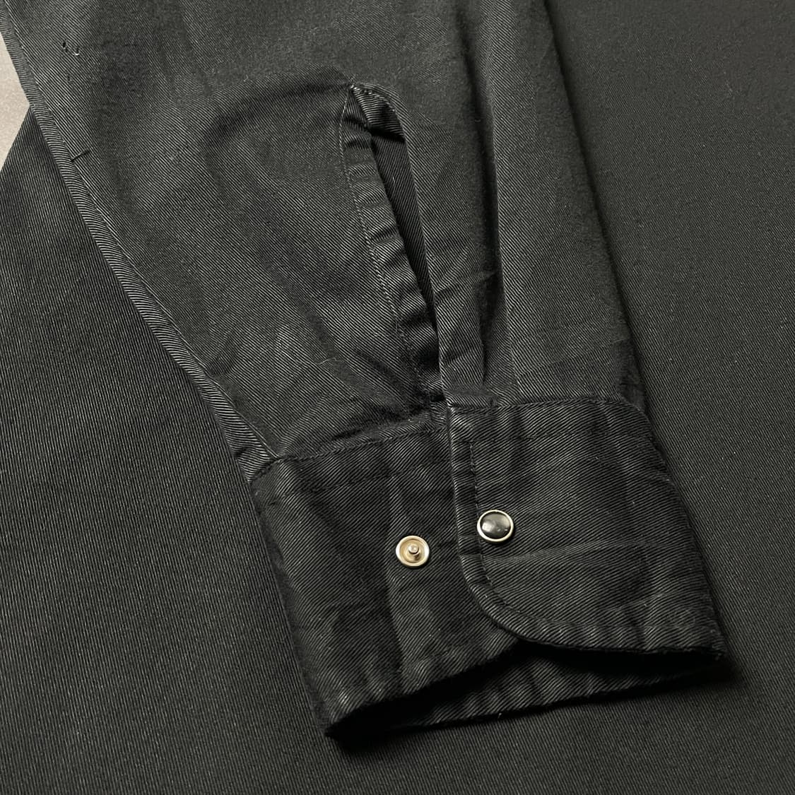 DICKIES 디키즈 빈티지 블랙 스냅버튼 워크 셔츠 A00815 상품이미지5