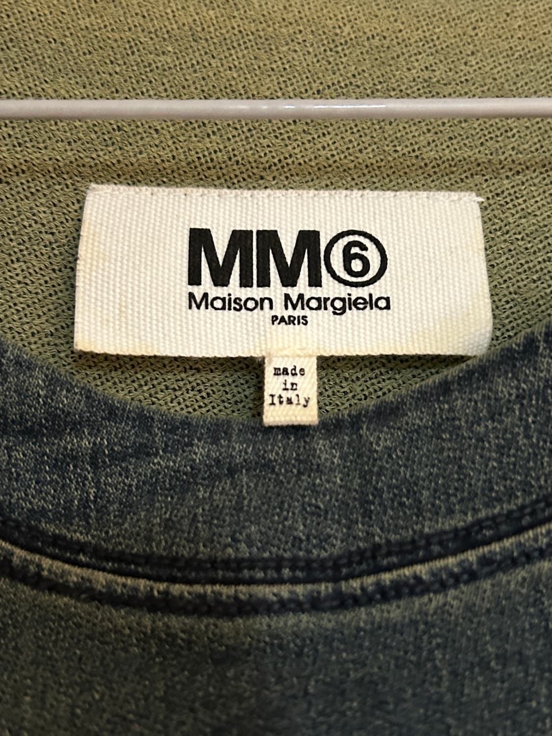 Mm6 메종 마르지엘라 데님 맨투맨 상품이미지3