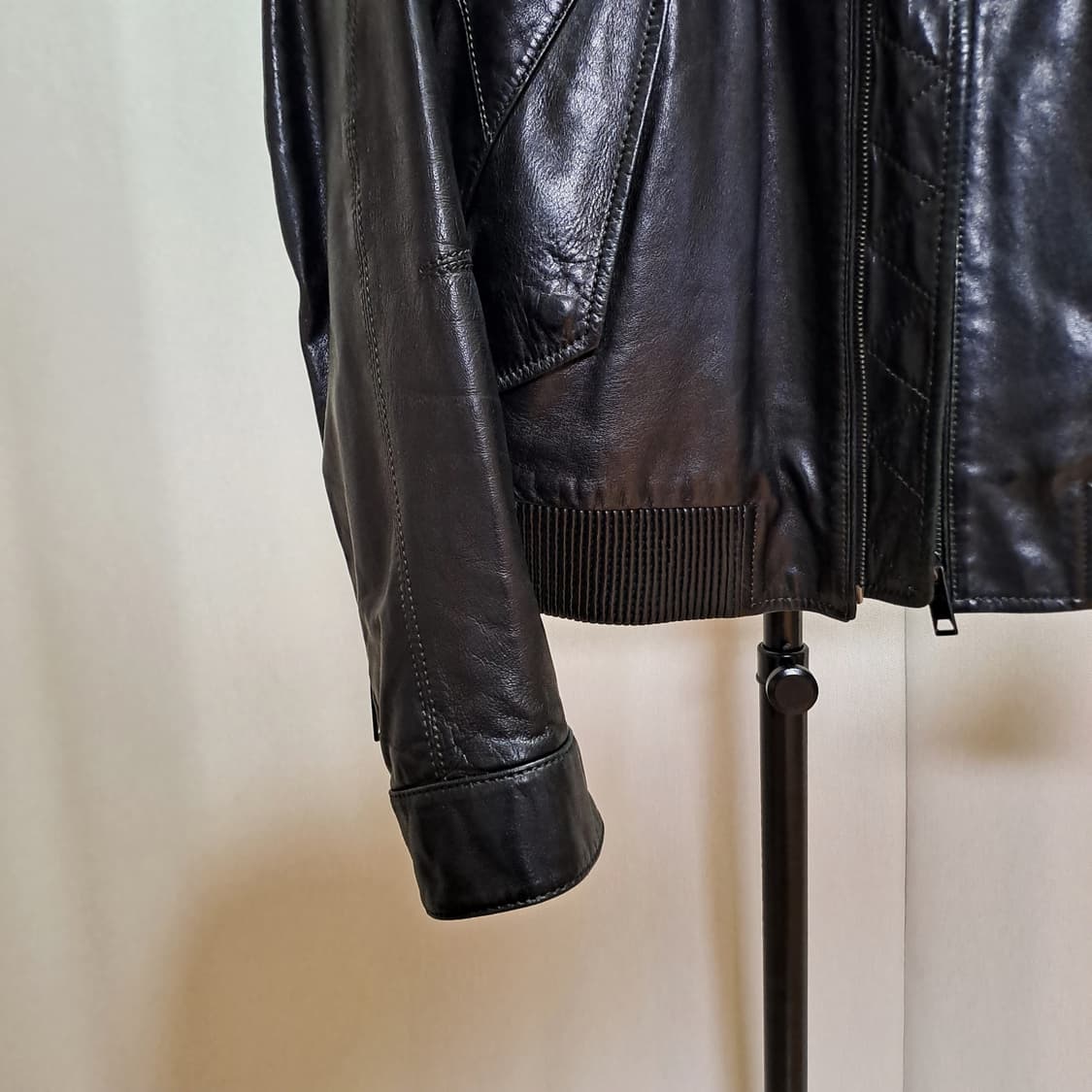 (택포) 솔리드옴므 양가죽 싱글 마원 자켓 B307 상품이미지5