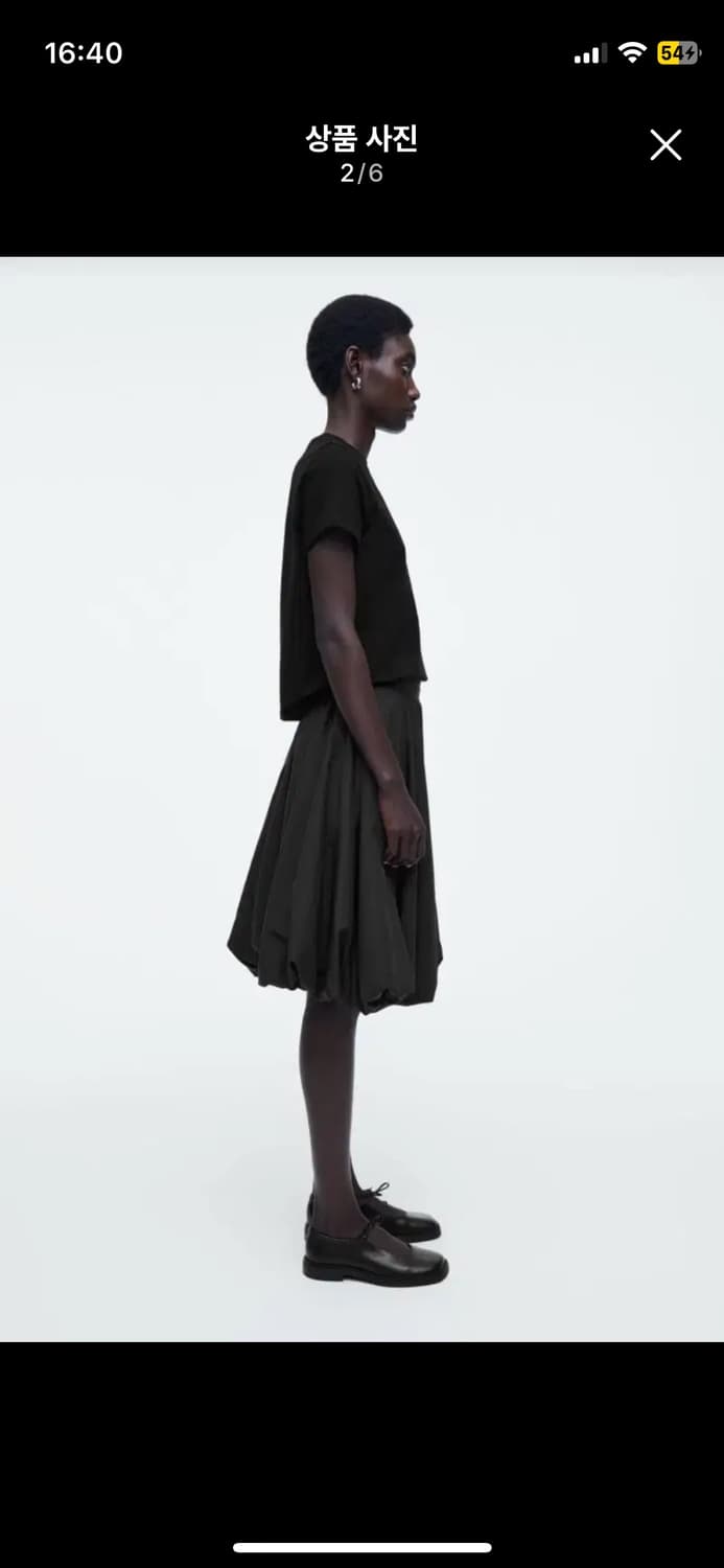 cos 벌룬 미디스커트 32사이즈 상품이미지2