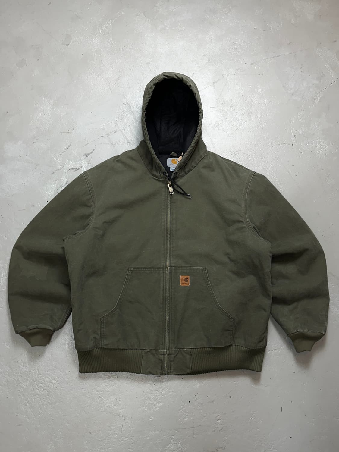 OG 칼하트 J130 액티브 자켓 ARG 칼하트 모스그린 자켓 상품이미지2