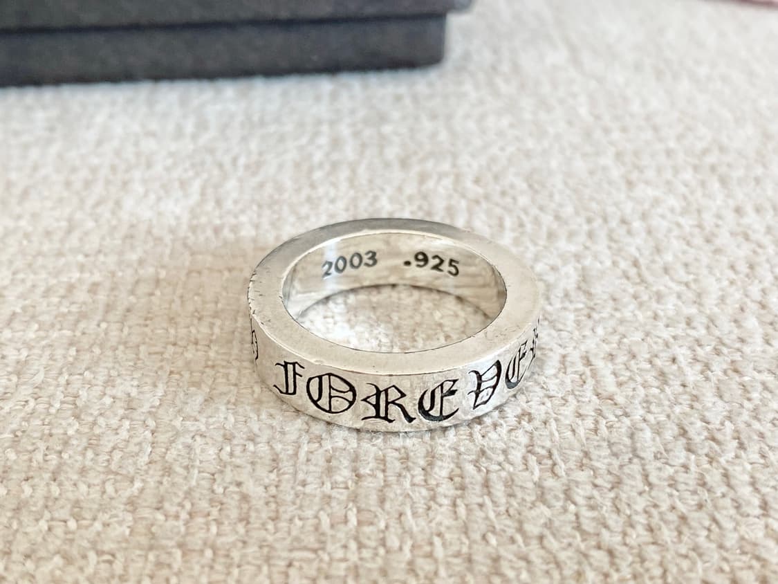 크롬하츠 포에버링 19호 실버 정품 상품이미지4