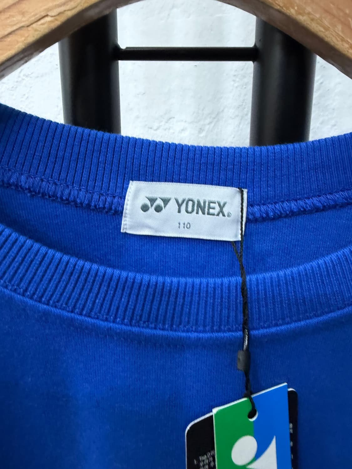 새제품) 요넥스 파랑색 엄파이어 맨투맨 티셔츠 110 상품이미지6