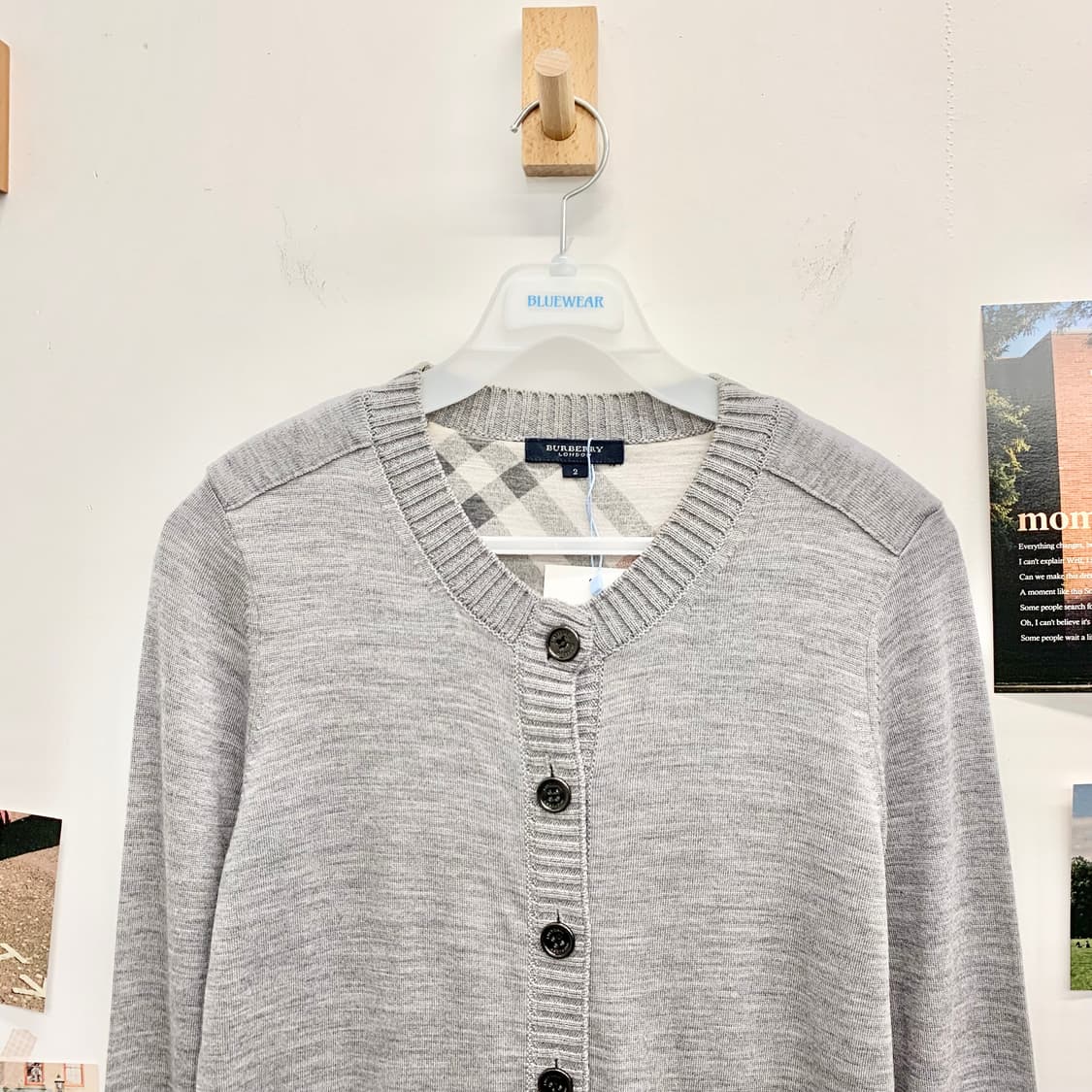 버버리 니트 가디건   상품이미지2