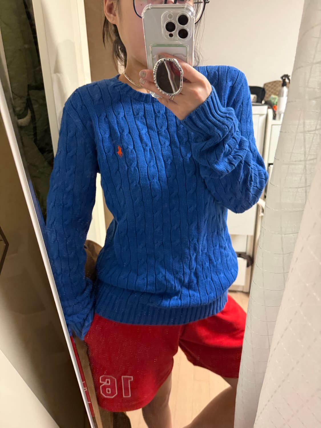 폴로 블루니트 남녀공용95 상품이미지4