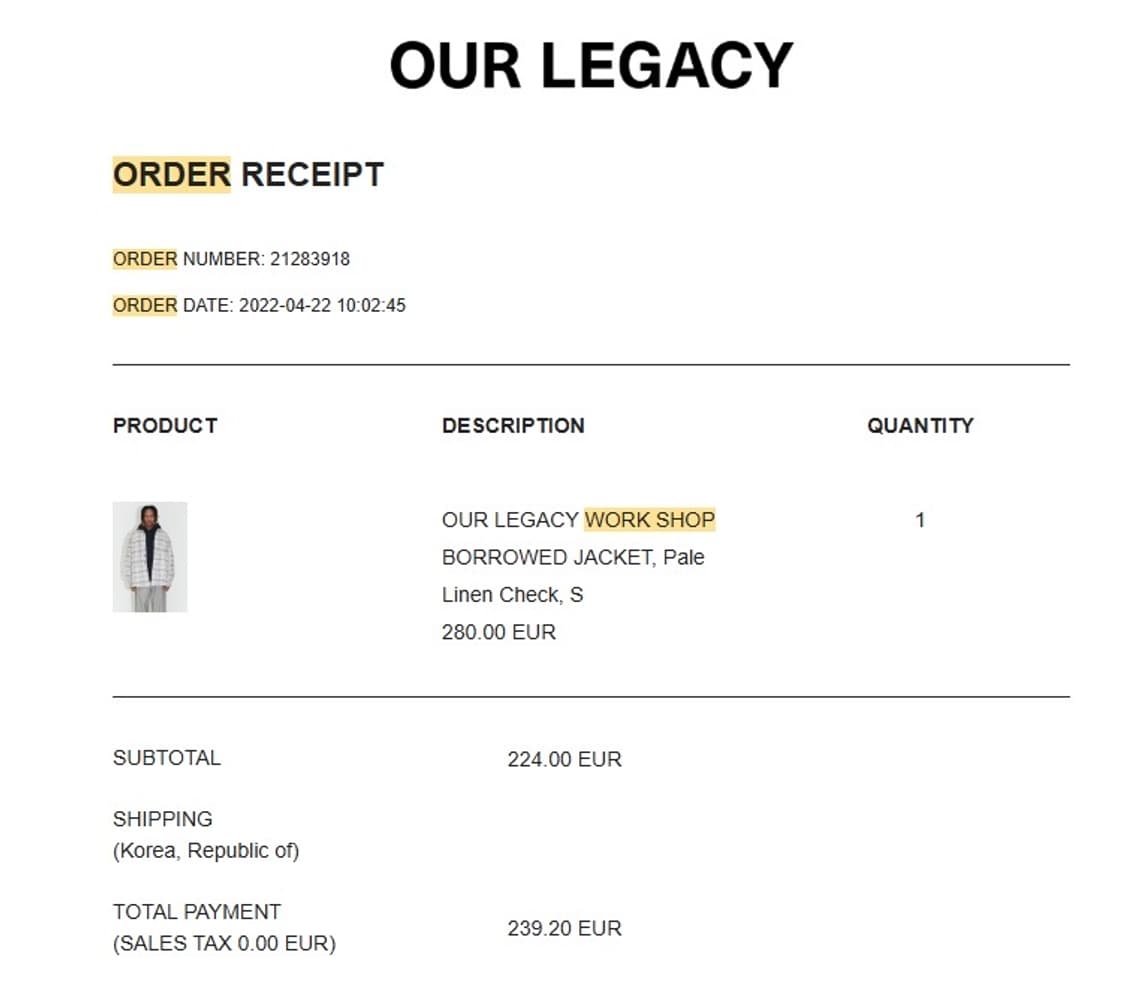 스투시 아워레가시 워크샵 자켓 S 상품이미지2