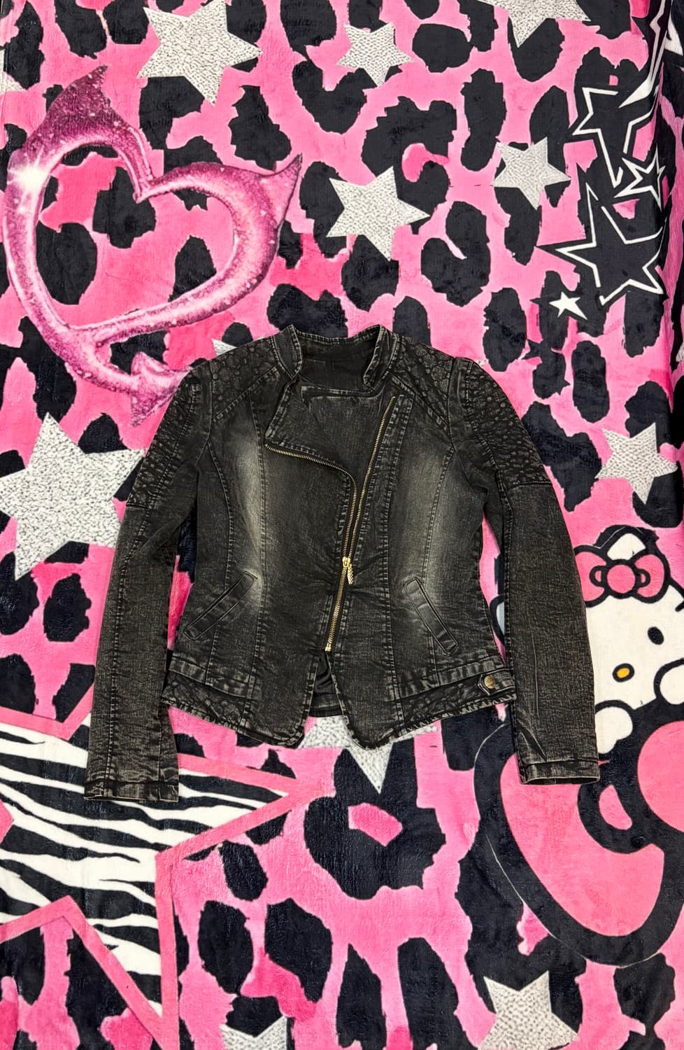 Gothic back cubic cross side slit jacket 상품이미지2