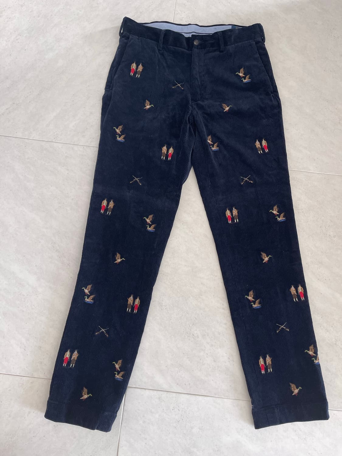 폴로 클래식핏 정품 코듀로이 바지 32 상품이미지2