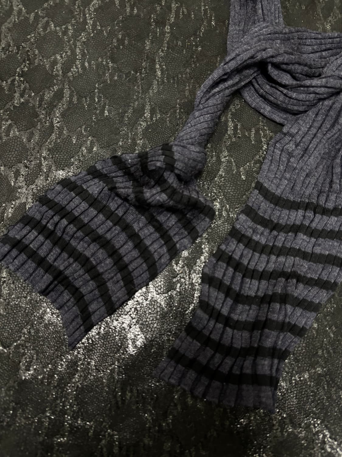 Stripe Detail Scarf 상품이미지2