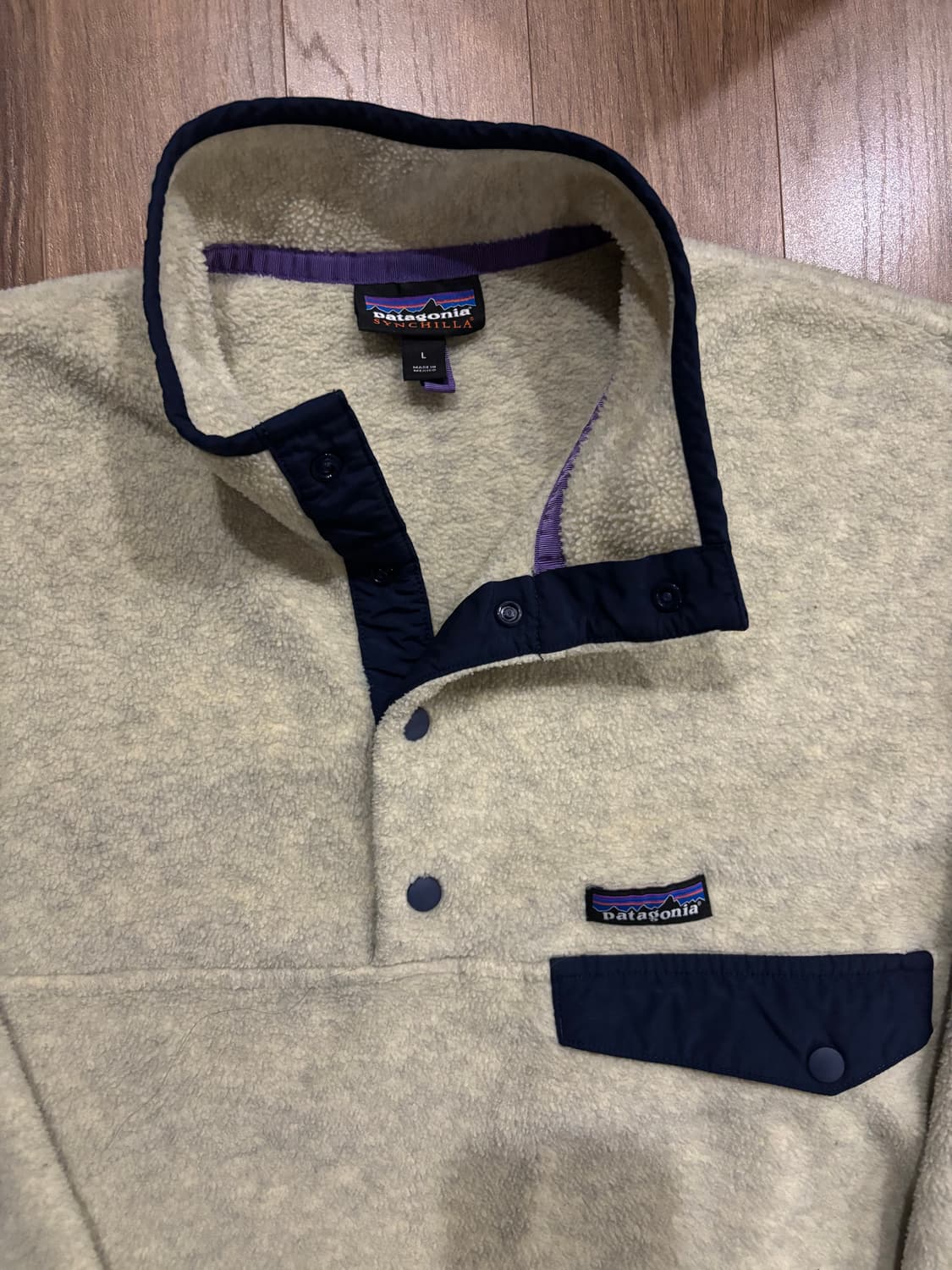 파타고니아 헤비웨이트 신칠라 오트밀 L 사이즈 상품이미지2