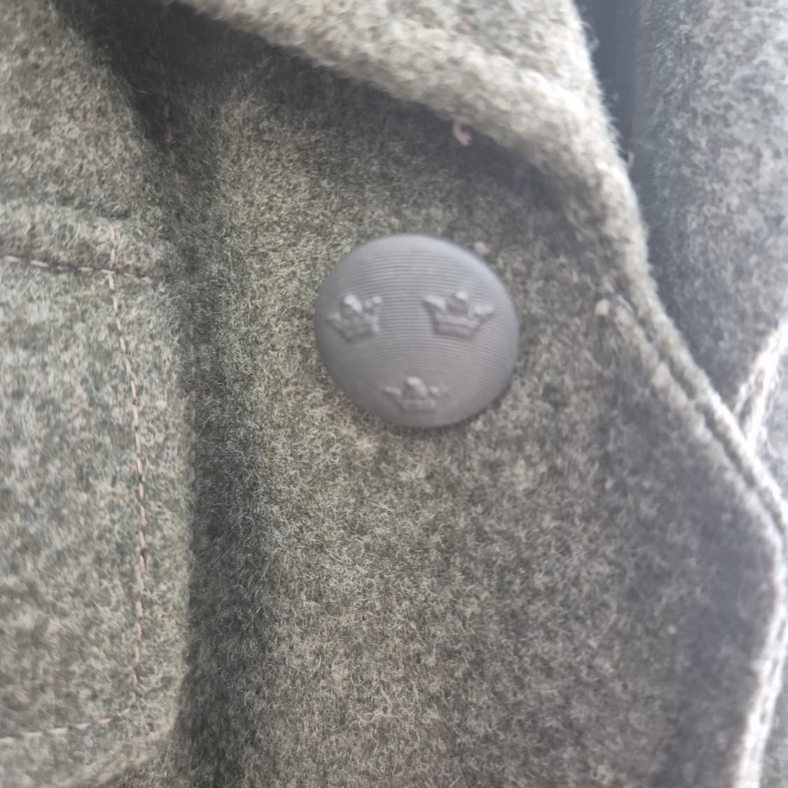 스웨덴 육군 M36 필드 자켓 울 모직 100사이즈 상품이미지8