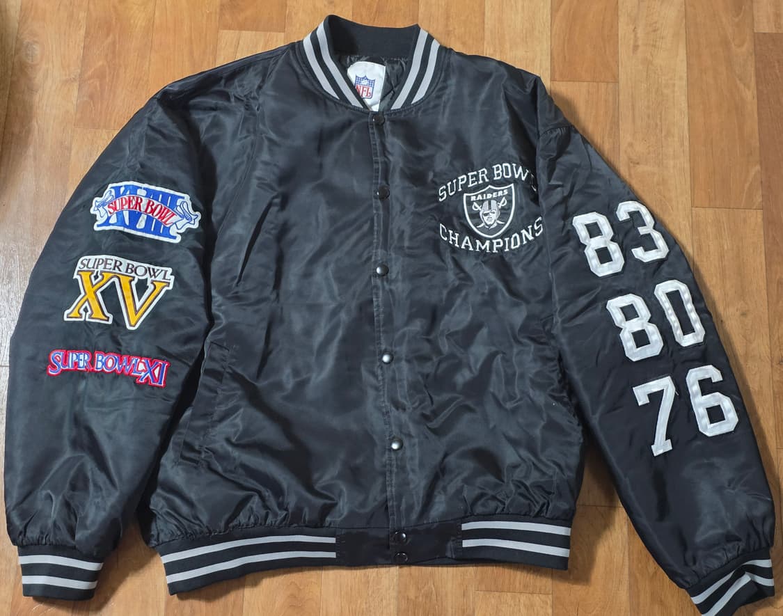NFL Raiders (레이더스) 슈퍼볼 스타디움 자켓 상품이미지1