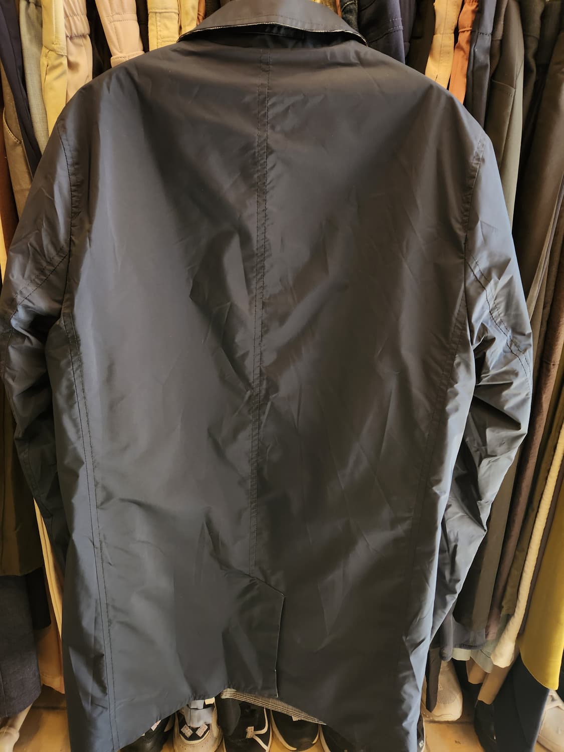 버버리 런던 체크 리버시블 남성 코트 상품이미지7