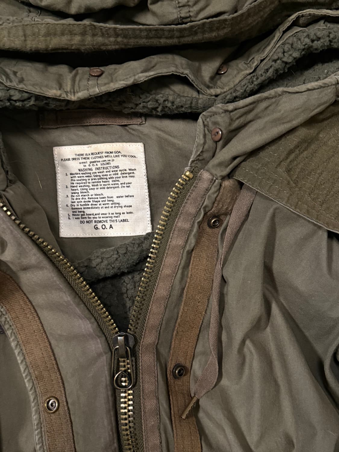 g.o.a  필드 야상자켓 상품이미지2