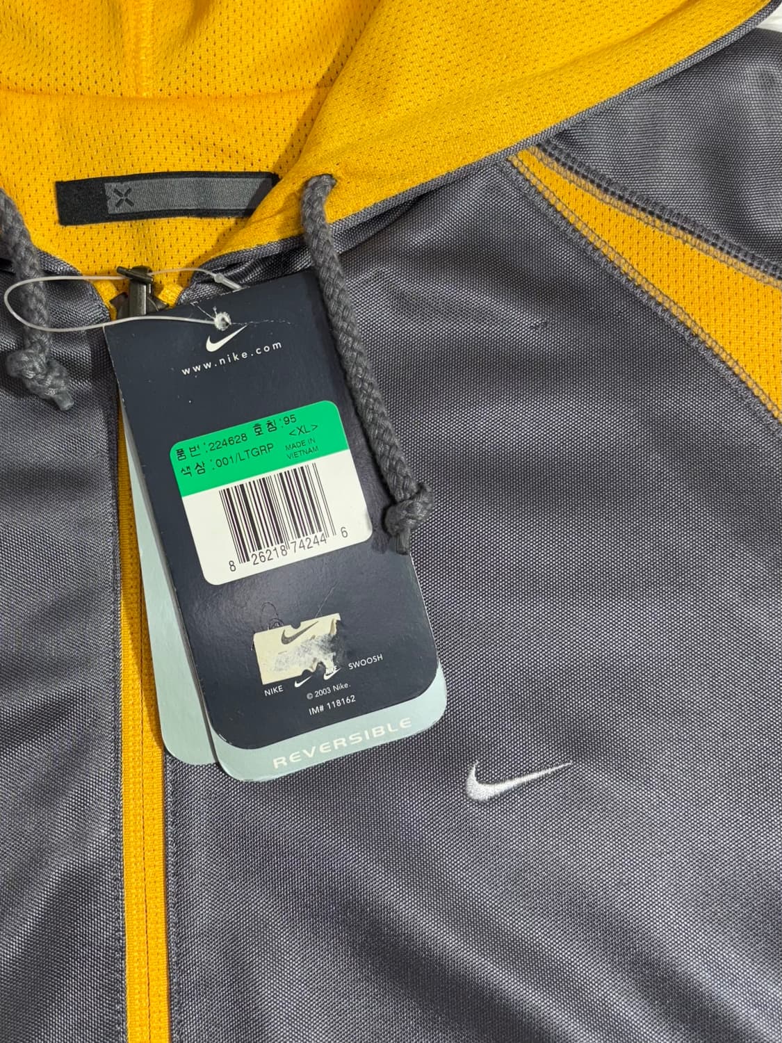 나이키 00‘s 실버그레이 스우시 트랙탑  상품이미지4