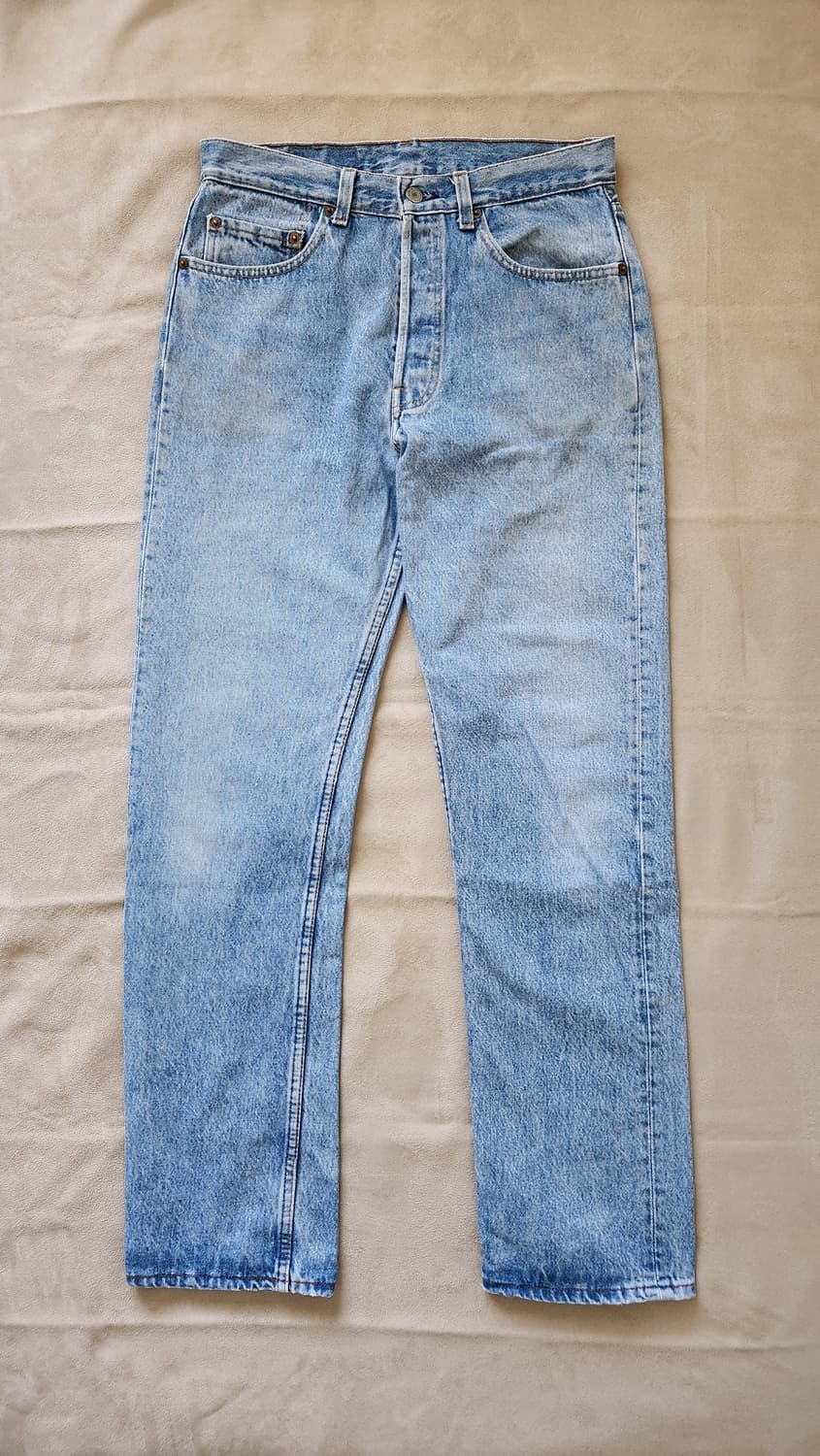 80s 빈티지 USA Levi's 리바이스 501 중청 W32 L32 상품이미지1